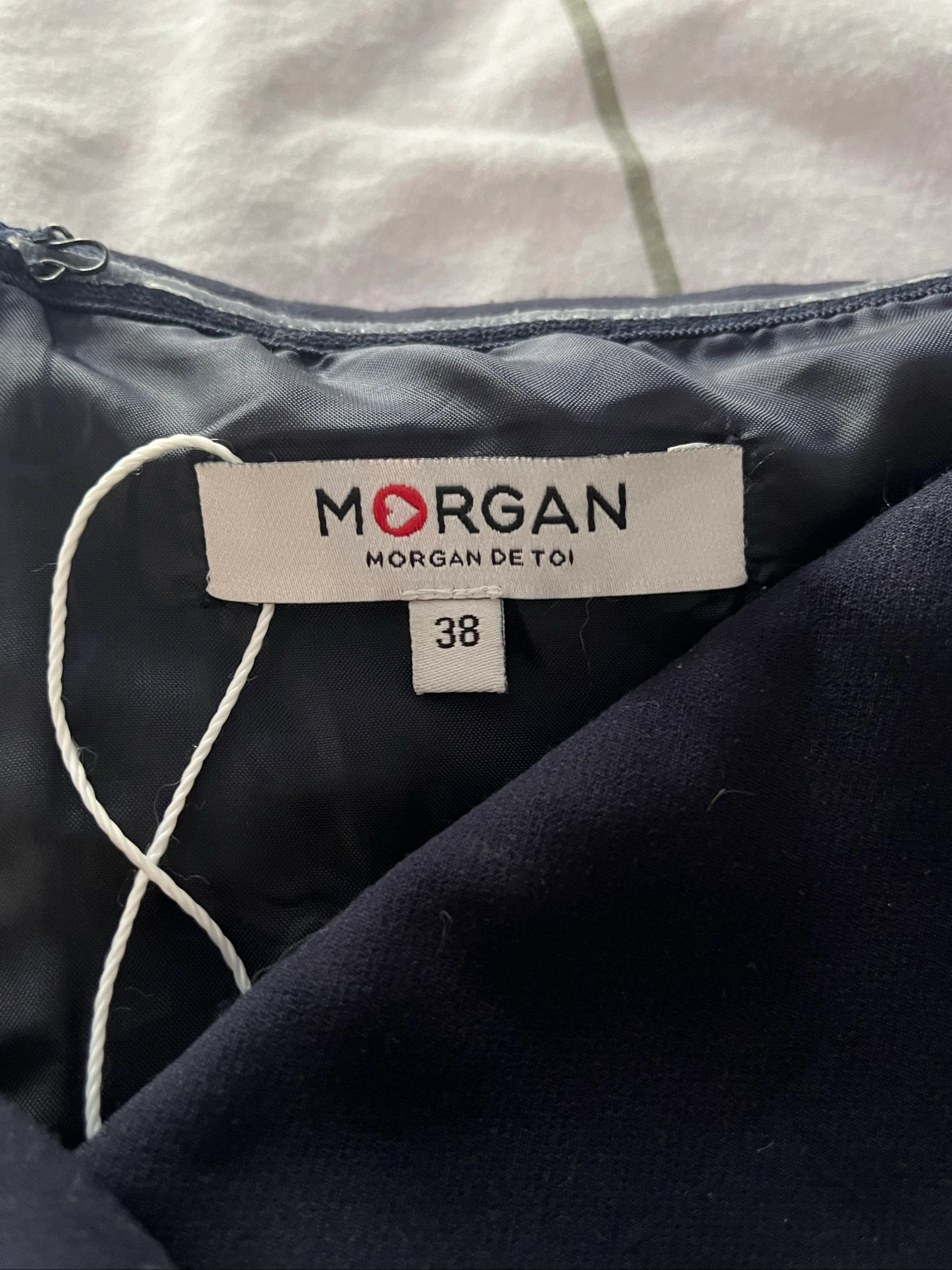 Marine jurk met bardotkraag Morgan / 181-RILA.F maat 38 – photo 3